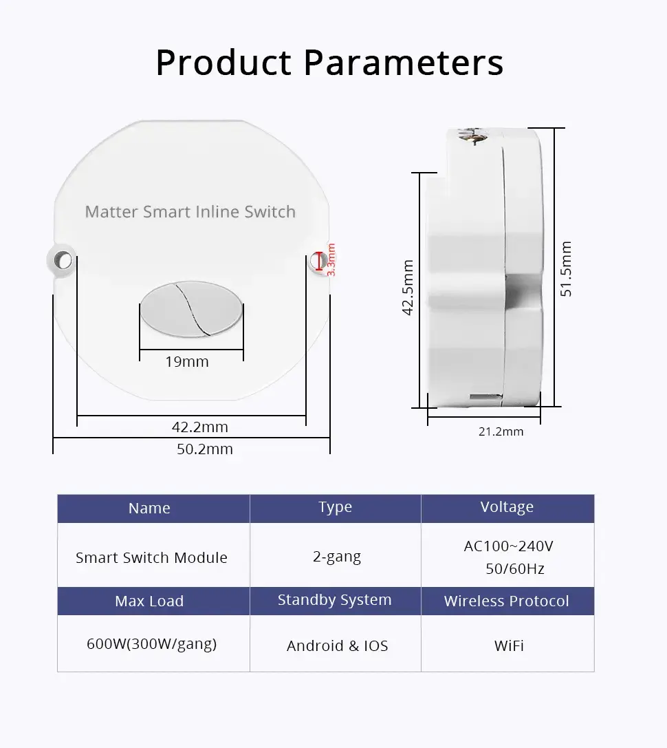 Zemismart Matter over WiFi Smart Light