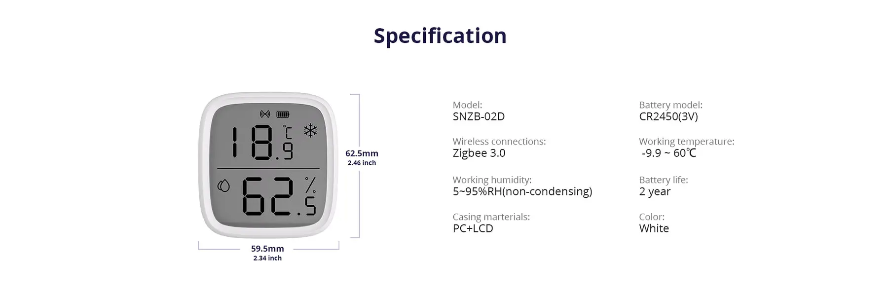 SONOFF Zigbee LCD