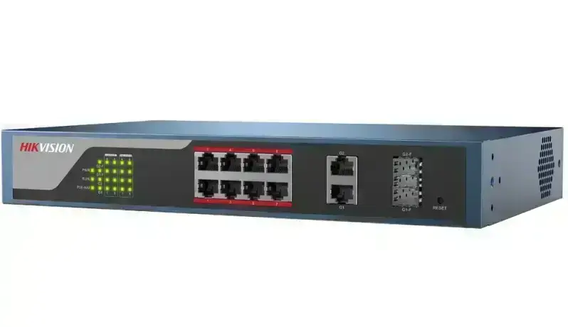 Hikvision DS-3E1310P-E 8-Port Web-Managed PoE Switch
