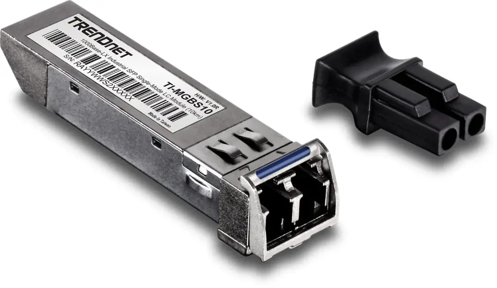 [TI-MGBS10] TRENDnet TI-MGBS10 1000Base-LX Industrial SFP Single-Mode LC Module (10km) 