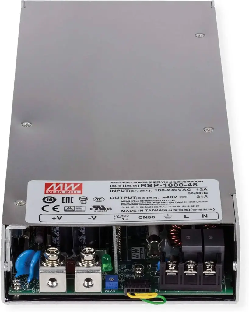 [TI-RSP100048] TRENDnet 1000W, 48V DC, 21A AC to DC Industrial Power Supply with PFC Function