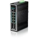 TRENDnet 12-Port Hardened Industrial Gigabit Managed Power supply sold separately (models:TI-S48048)