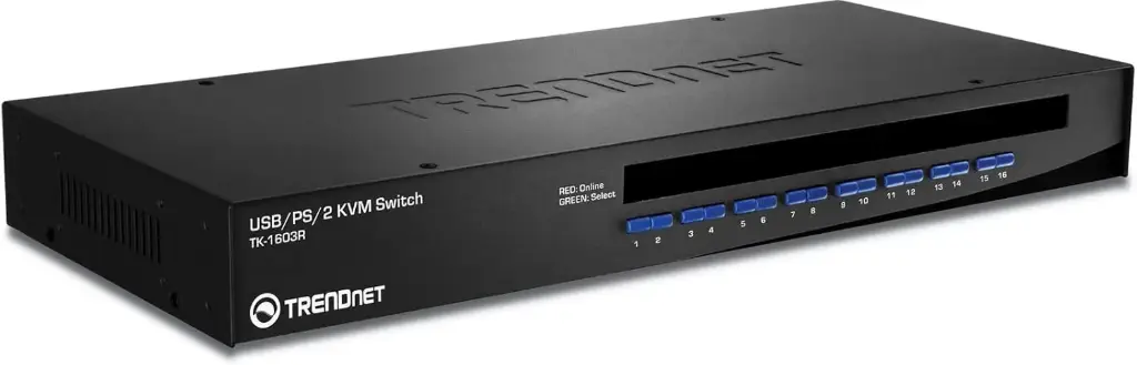 [TK-1603R] TRENDnet TK-1603R 16-Port Rack Mount USB KVM Switch