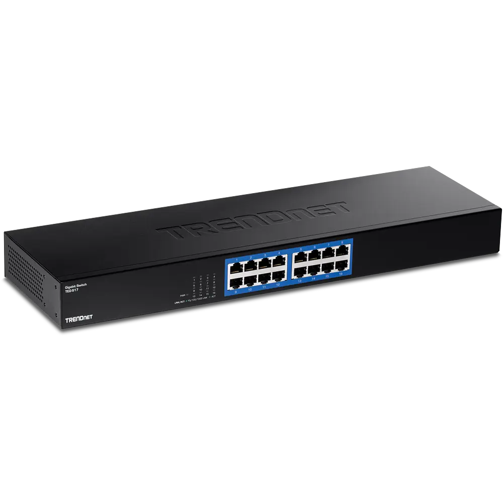 [TEG-S17] TRENDnet 16-Port Gigabit Switch 