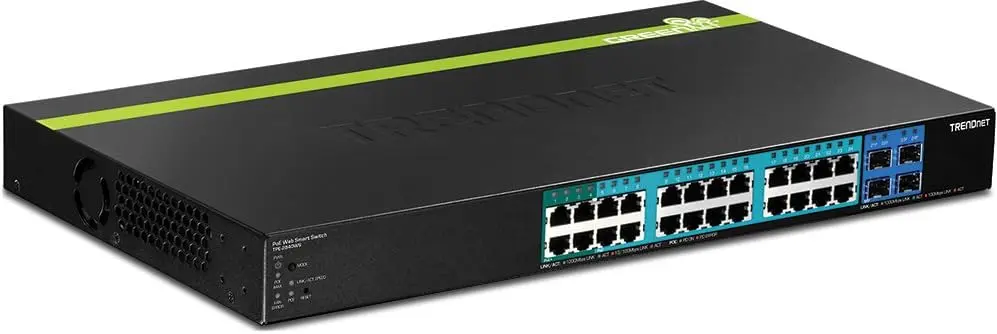 [TPE-2840WS] TRENDnet 28-Port Gigabit Web Smart PoE+ Switch
