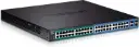 TRENDnet 48-Port Gigabit PoE+ Managed Layer 2 Switch with 4 shared SFP slots