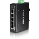 TRENDnet 5-Port Hardened Industrial Gigabit DIN-Rail Switch