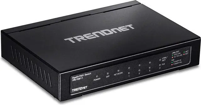 TRENDnet 6-Port Gigabit PoE+ Switch