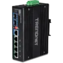 TRENDnet 6-Port Hardened Industrial Gigabit Ultra PoE DIN-Rail Switch