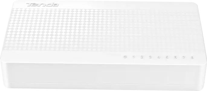 Tenda S108 8-Port Unmanaged 8-Port 10/100Mbps Fast Ethernet Switch موزع شبكة