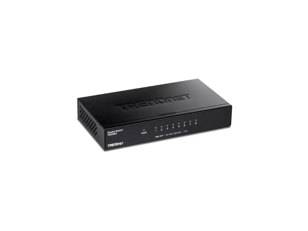 TRENDnet 8-Port Gigabit Desktop Switch TEG-S83