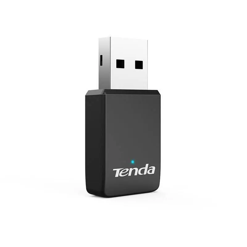 Tenda U9 AC650 Wirless Dual Band Auto-Install USB Adapter قطعة موزع شبكة