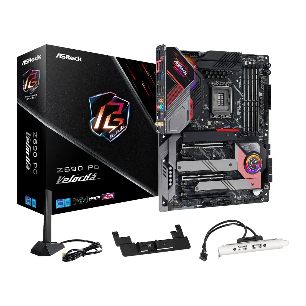 ASRock Z690 PG Velocita PCIe 5.0 ATX Motherboard 
