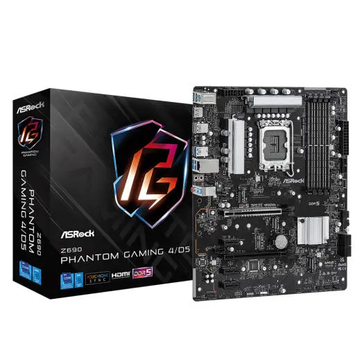 ASRock Z690 Phantom Gaming 4/D5 ATX DDR5 Motherboard