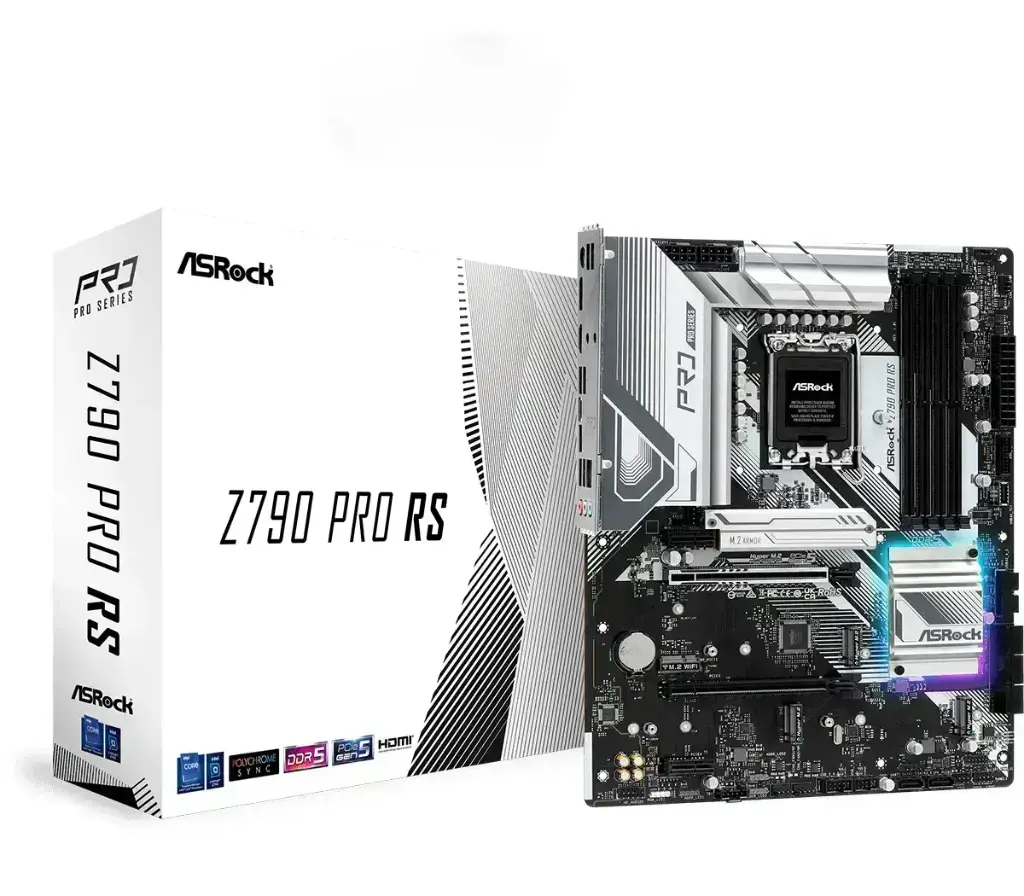 ASRock Z790 PRO RS Intel LGA1700 ATX Motherboard