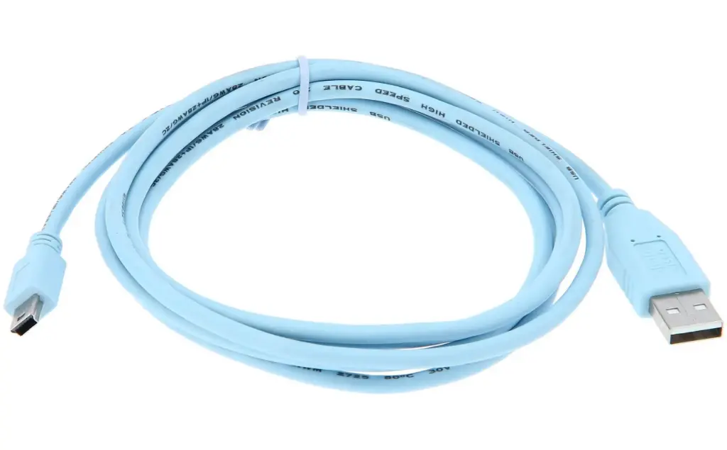 Cisco USB-A to Mini-B Console Cable