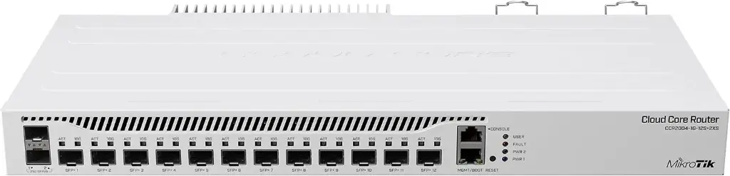 Mikrotik CCR2004-1G-12S+2XS Dual-Band SFP28 Ports Ethernet Router