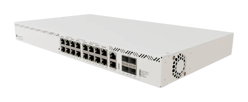 [CRS320-8P-8B-4S+RM] Mikrotik CRS320 PoE++ (802.bt) 17xGbit Ethernet, 4x10G SFP+Switch