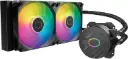 CoolerMaster MasterLiquid 240L Core ARGB CPU Liquid Cooler - Black 