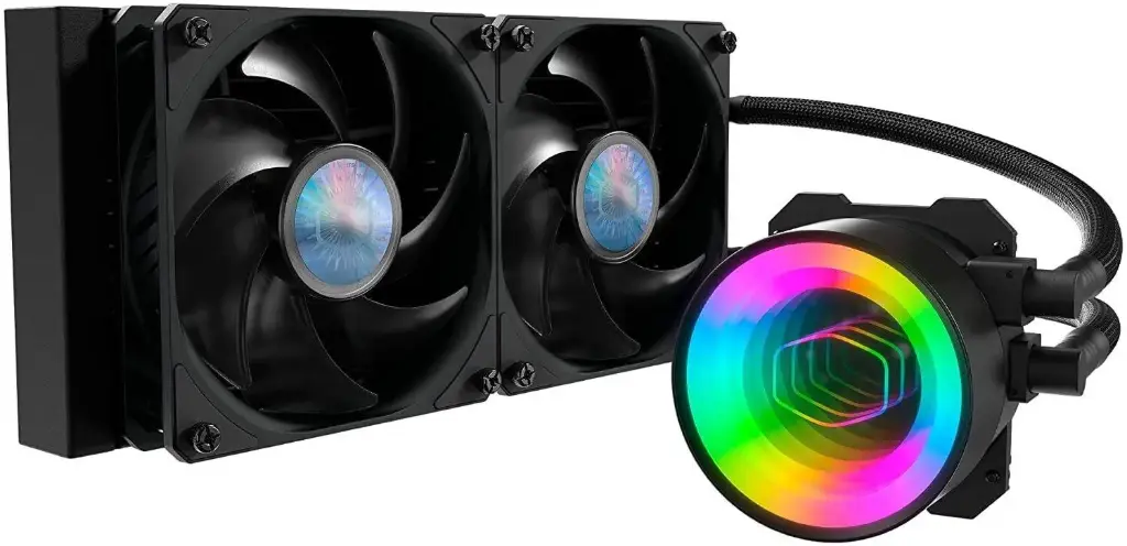 [MLX-D24M-A18PK-R1] CoolerMaster MasterLiquid ML240 Mirror CPU Liquid Cooler