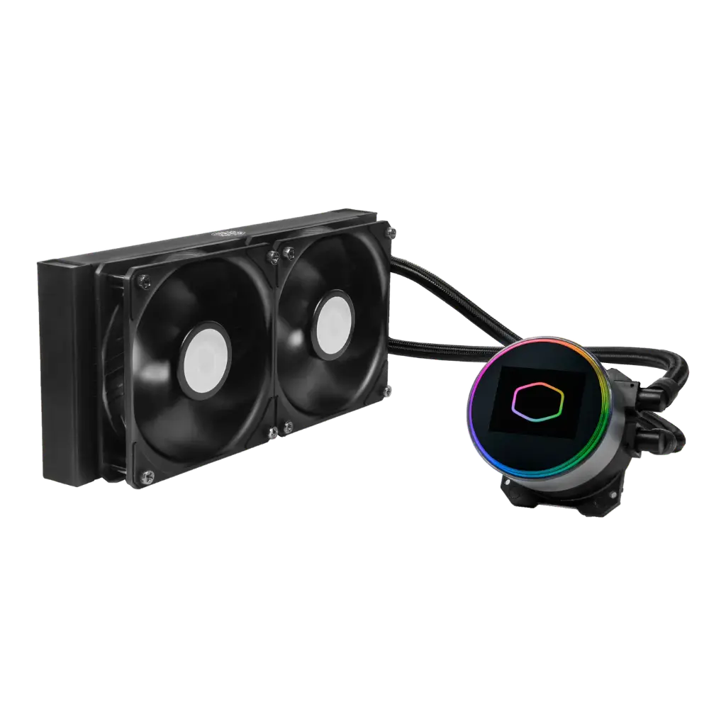 [MLY-L24M-A18PK-R1] CoolerMaster MasterLiquid ML240 Vivid ARGB Black AIO Liquid CPU Cooler