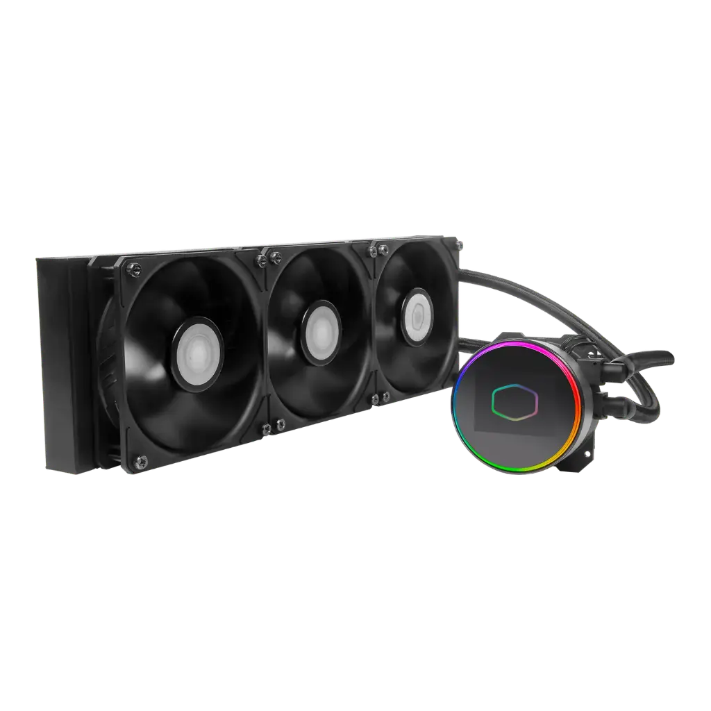 CoolerMaster MasterLiquid ML360 Vivid ARGB Black AIO Liquid CPU Cooler 