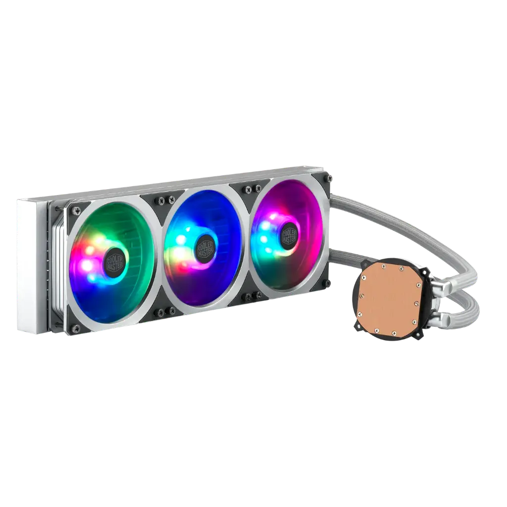 CoolerMaster MasterLiquid ML360P ARGB CPU Liquid Cooler - Silver 