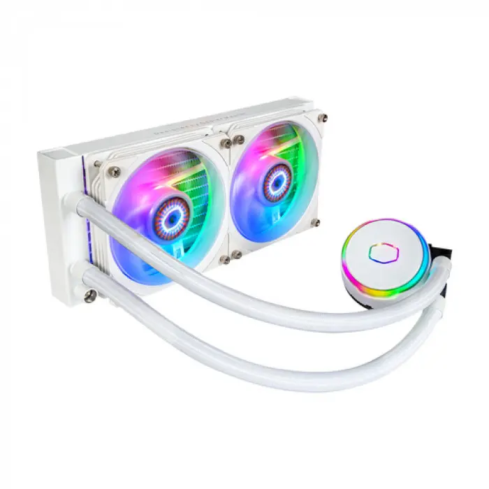[MLY-D24M-A23PZ-RW] Cooler Master MasterLiquid PL240 Flux White Edition Computer case Liquid сooling 