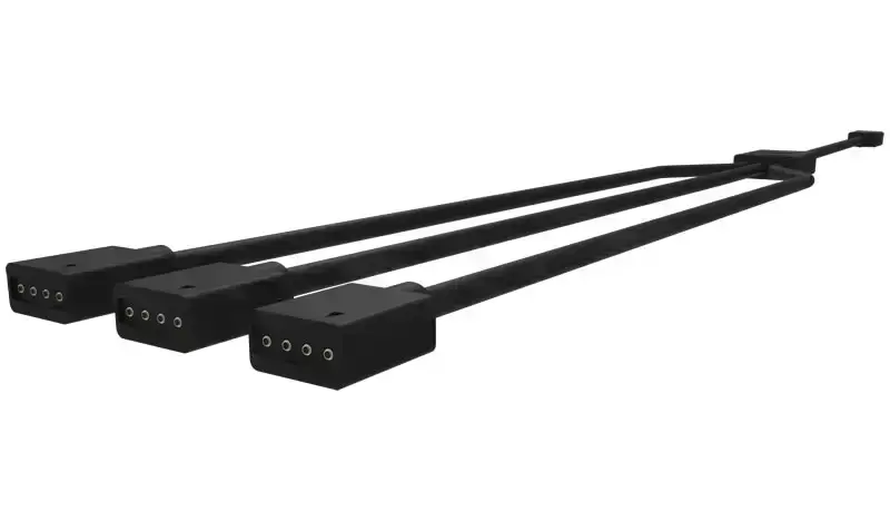 CoolerMaster 1-to-3 RGB Splitter Cable for LED Strips, RGB Case Fans