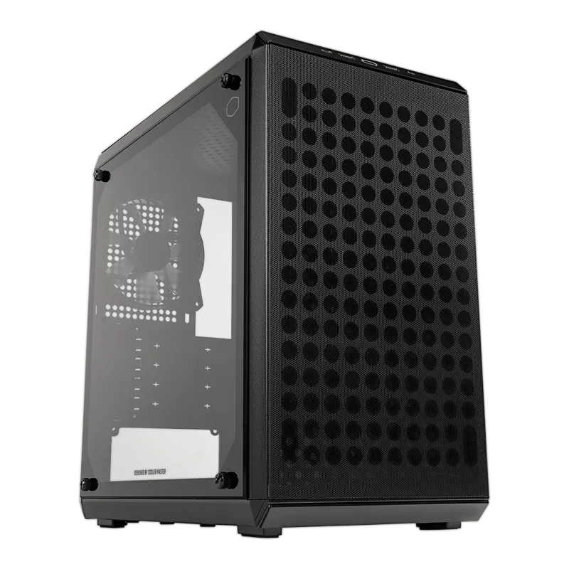 [Q300LV2-KGNN-S00] CoolerMaster Q300L V2 Mini Tower PC Case - Black
