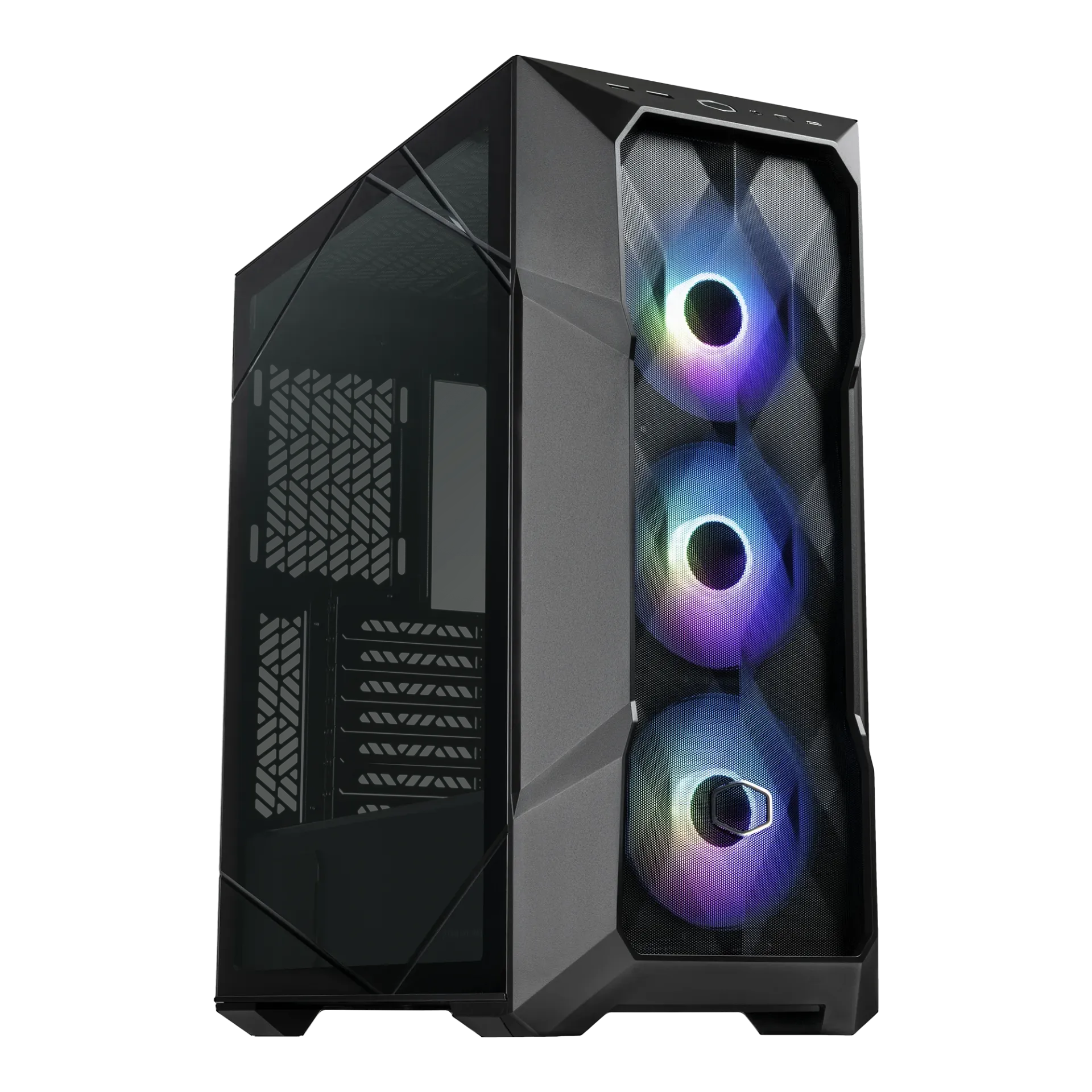 [TD500V2-KGNN-S00] CoolerMaster MasterBox TD500 Mesh V2 - ARGB ATX Mid-Tower PC Case -Black