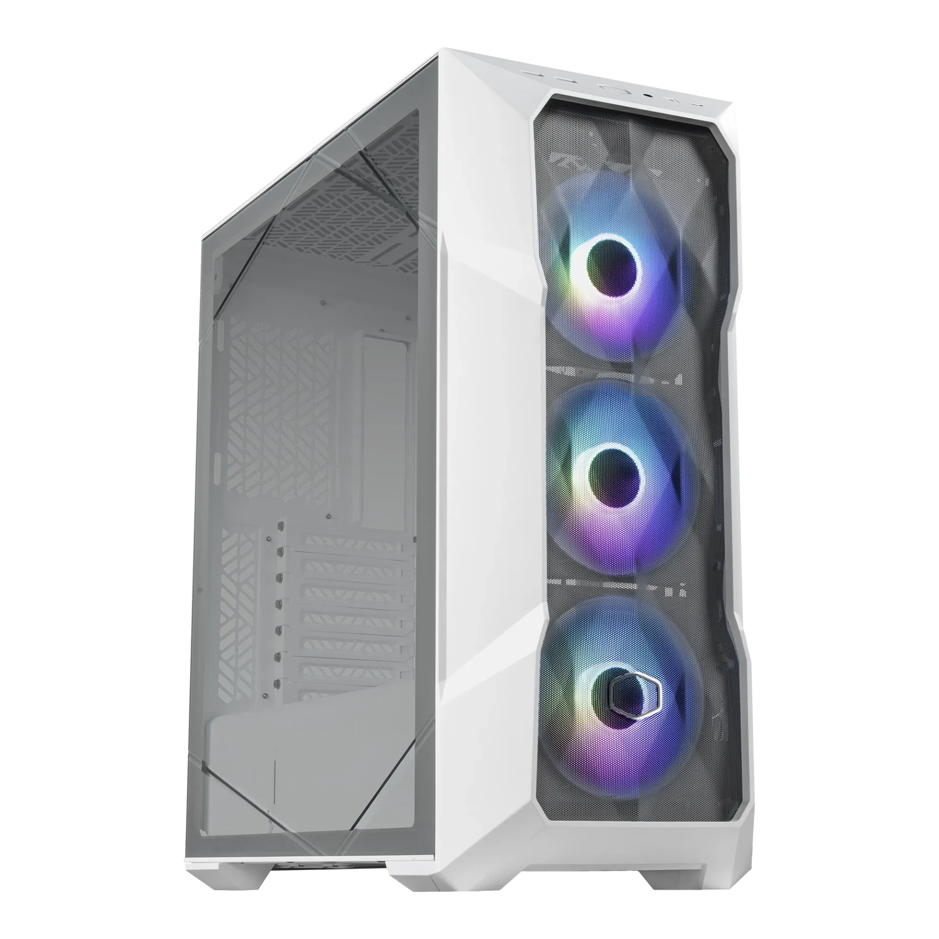 CoolerMaster MasterBox TD500 Mesh V2 - ARGB ATX Mid-Tower PC Case -White
