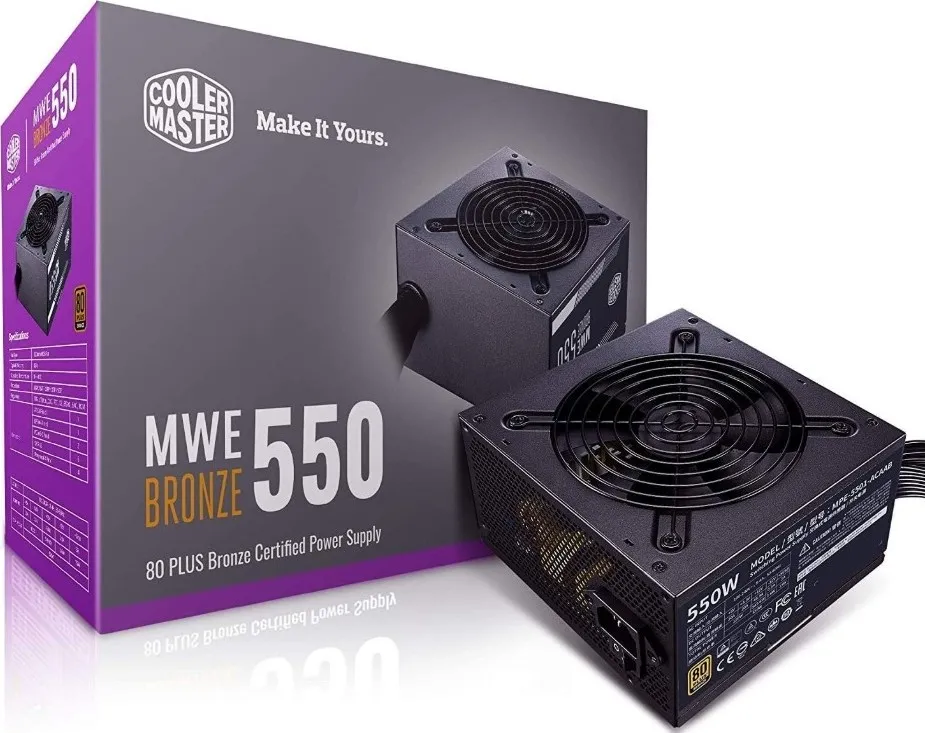 CoolerMaster MWE 550 Bronze 80+ 550W Power Supply