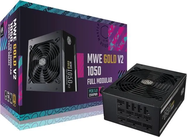 [MPE-A501-AFCAG-3UK] CoolerMaster MWE Gold V2 1050W ATX3.0 Fully Modular 80+Power Supply
