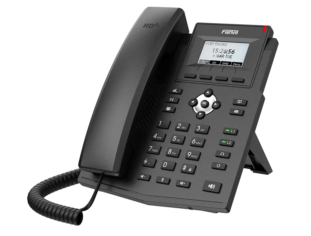 [X3SG-LITE] Fanvil X3SG Lite VoIP Phone IPV6, HD Audio, RJ45 1000Mb/s PoE, LCD screen 