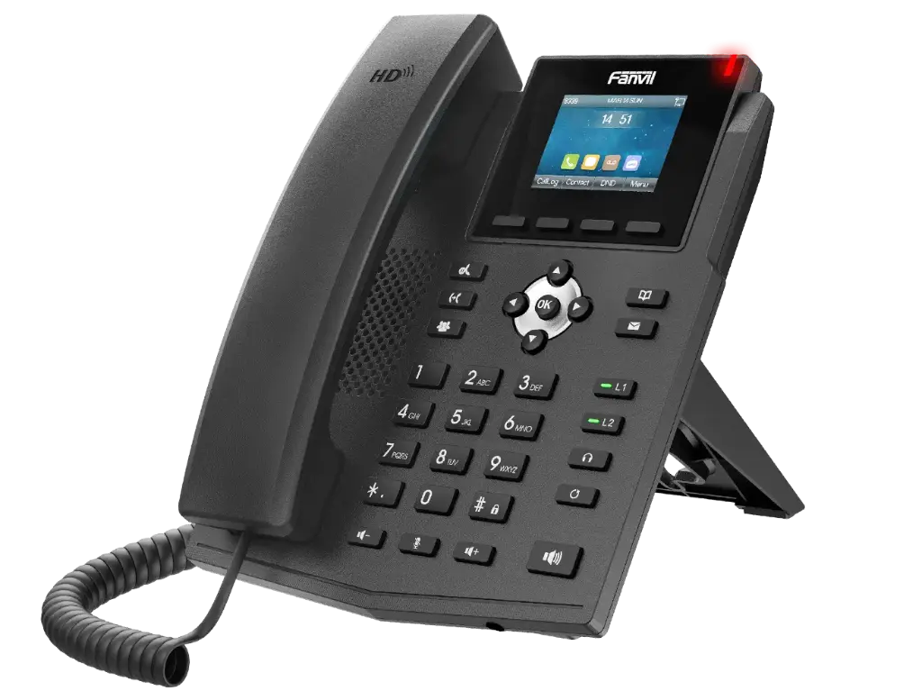 [X3SP-PRO] Fanvil 2SIP Colour Screen PoE VoIP Phone X3SP Pro 