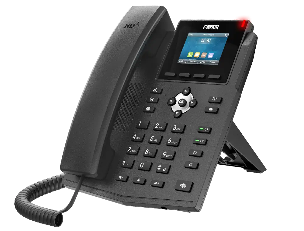 Fanvil X3SW entry level Phone,built-in WiFi, 2 lines 