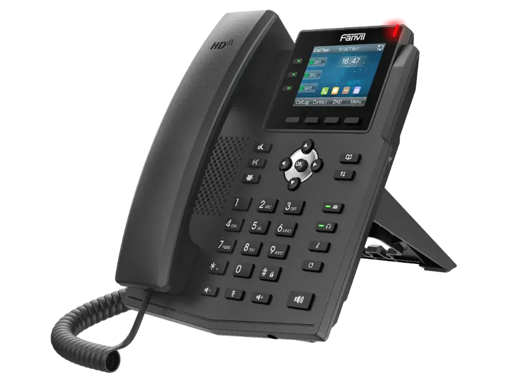 Fanvil X3U Entry-level Gigabit VoIP Phone 6 Line Multi Color Screens Phone 