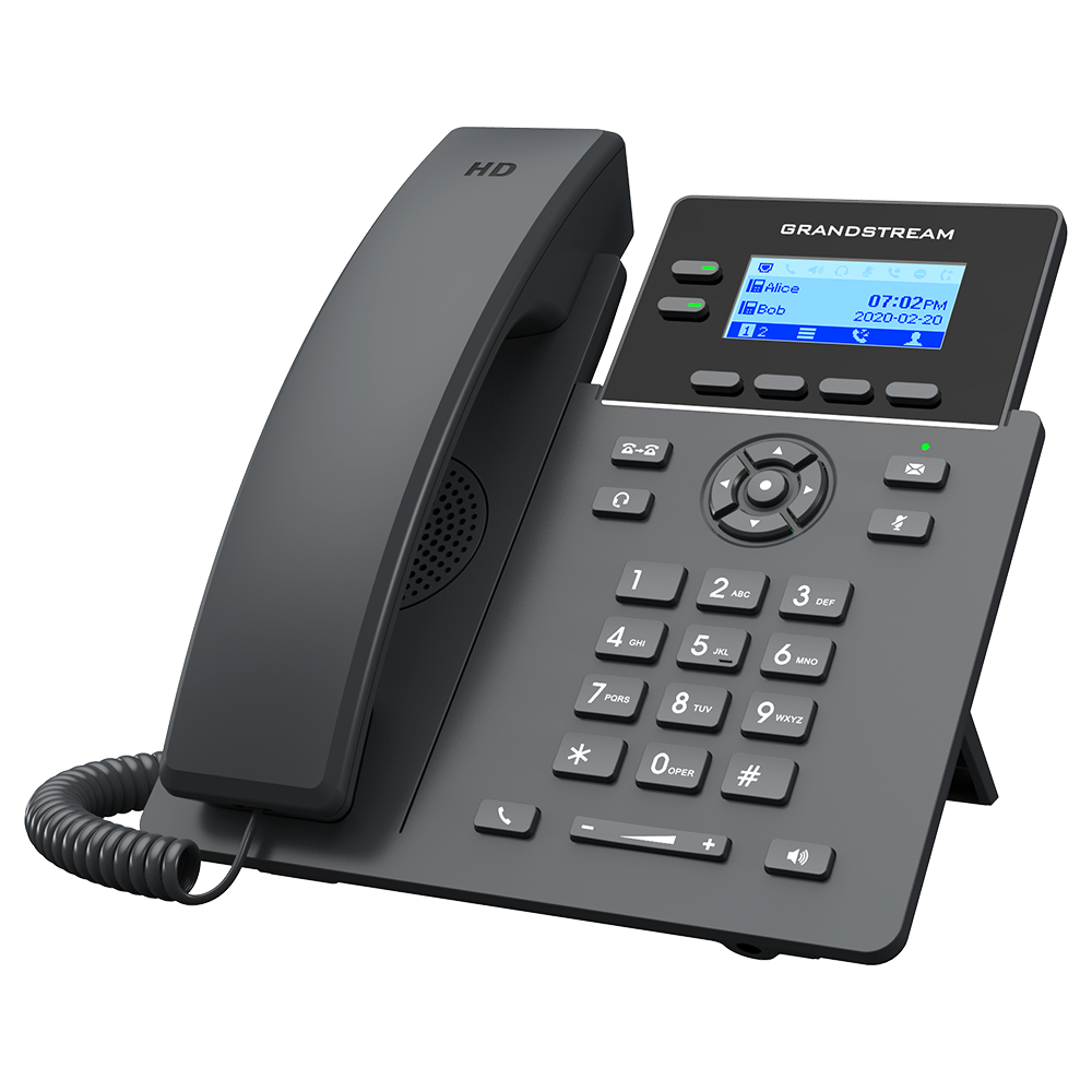 Grandstream GRP2602W WiFi 2-Line 4-SIP Carrier Grade IP Phone 