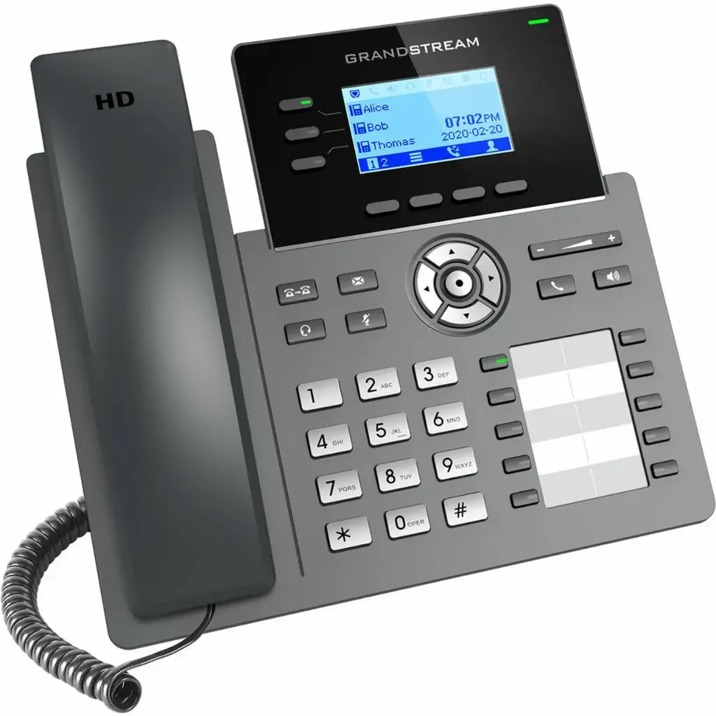 Grandstream GRP2604P 3-Line 6-SIP PoE Carrier Grade IP Phone 