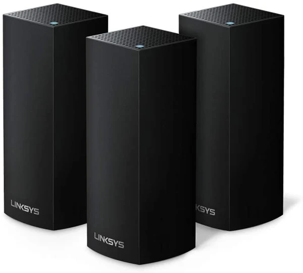 LINKSYS VELOP WHW0303 AC6600 3PK-Tri Band Wifi Mesh System- Black