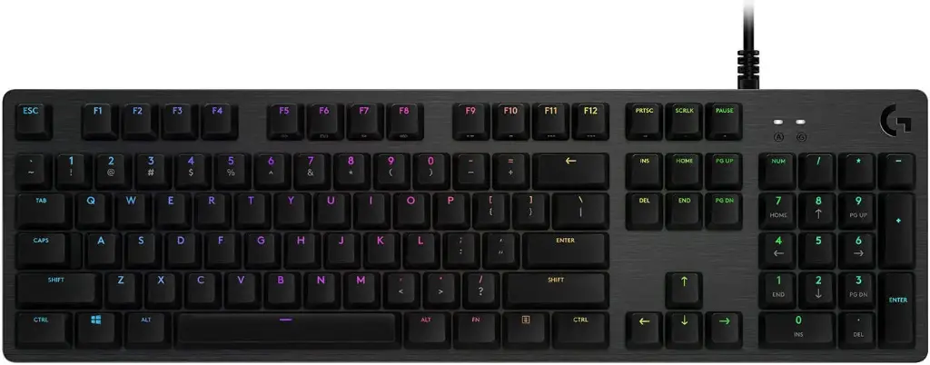 Logitech G512 RGB Mechanical Gaming Keyboard - Carbon -Linear Switch