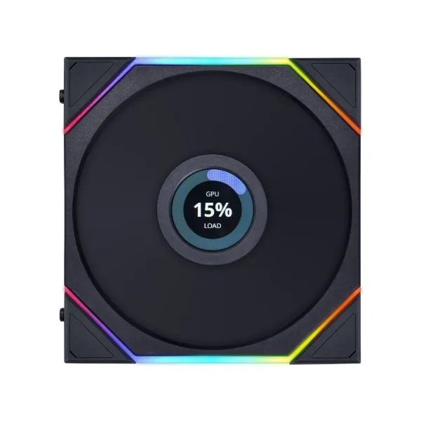 Lian Li Uni Fan TL LCD 120 1Pcs - BLACK