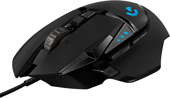 Logitech G502 HERO Wired USB Gaming Mouse - Black