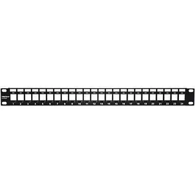 TRENDnet 24-Port Blank Keystone 1U Patch Panel