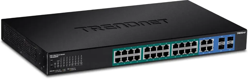 [TPE-5028WS] TRENDnet 28-Port Gigabit Web Smart PoE+ Switch