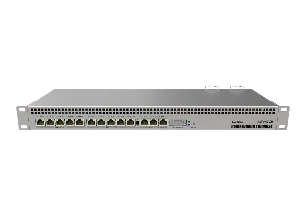 Mikrotik RB1100AHx4 Dude Edition with router OS L6 