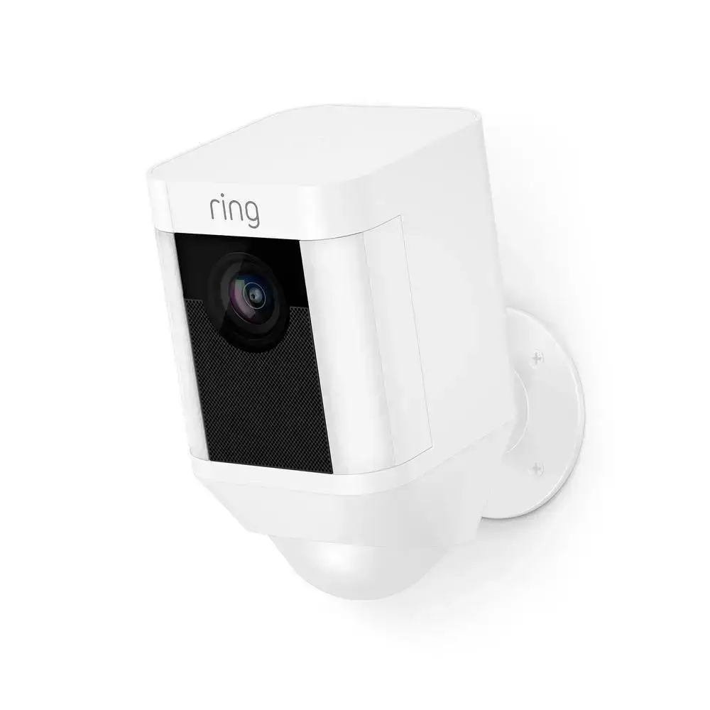 Ring Spotlight Surveillance Camera - White