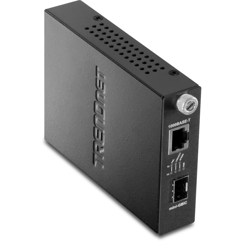 TRENDnet TFC-1000MGA 100/1000BASE-T to SFP Media Converter