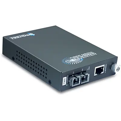 [TFC-1000S20] TRENDnet TFC-1000S20 Intelligent 1000Base-T to 1000Base-FX Single Mode SC Fiber Converter